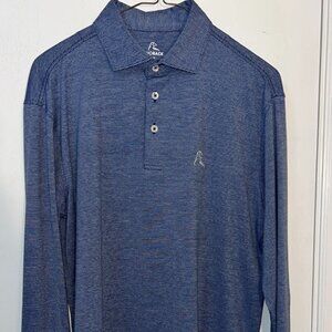 Rhoback Moby Long Sleeve Polo Size Small